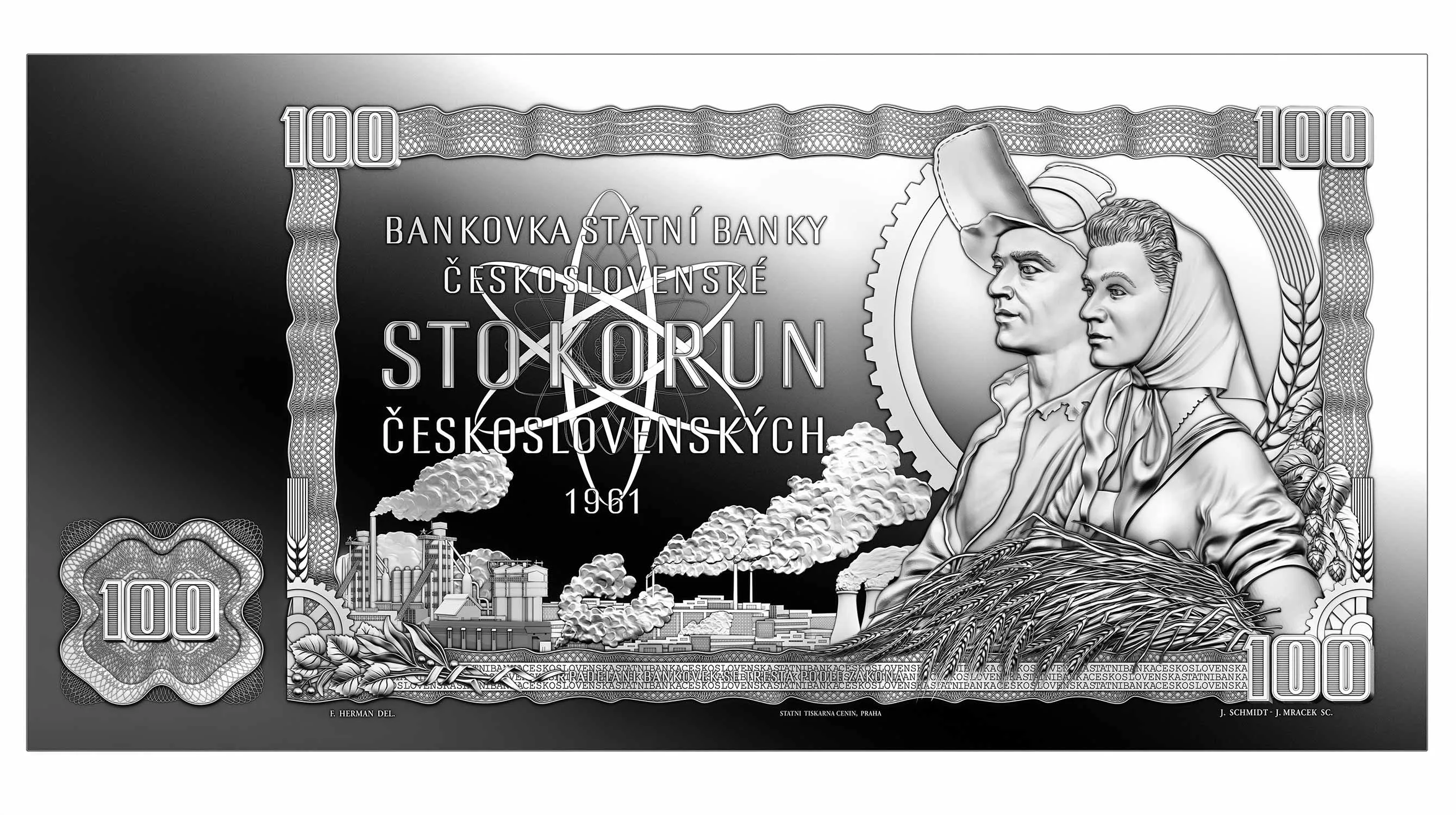 CZK 100 banknote (obverse)