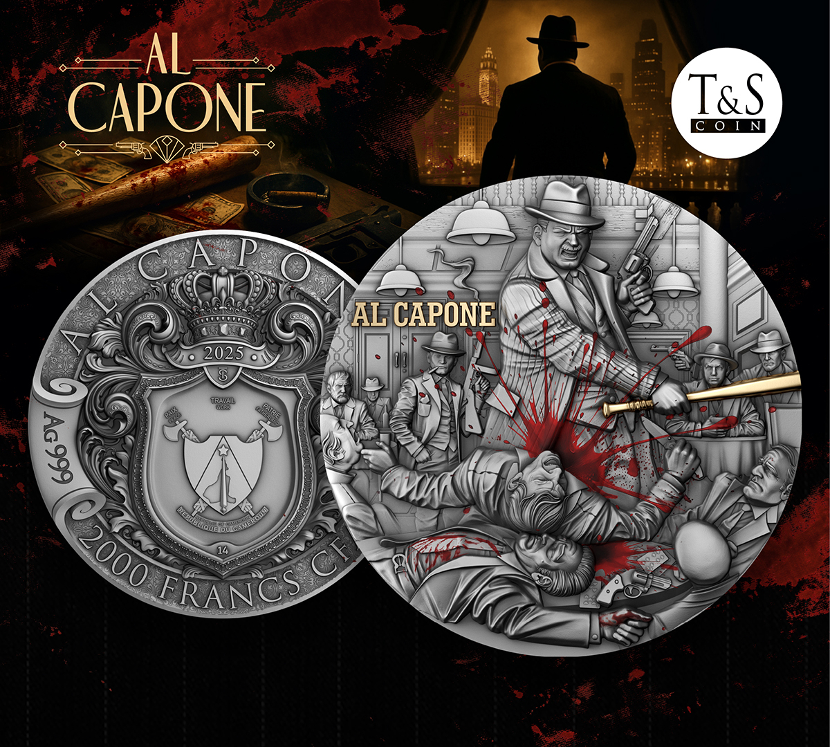 T&S Coin launches a new series — “Empires of Crime” begins with Al Capone