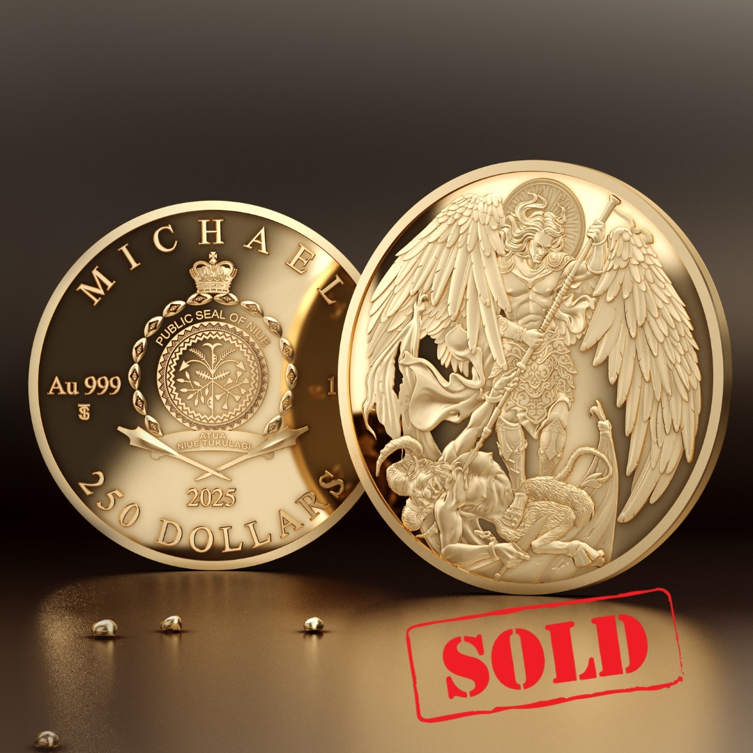 Sold out – Archangel Michael 1 oz gold