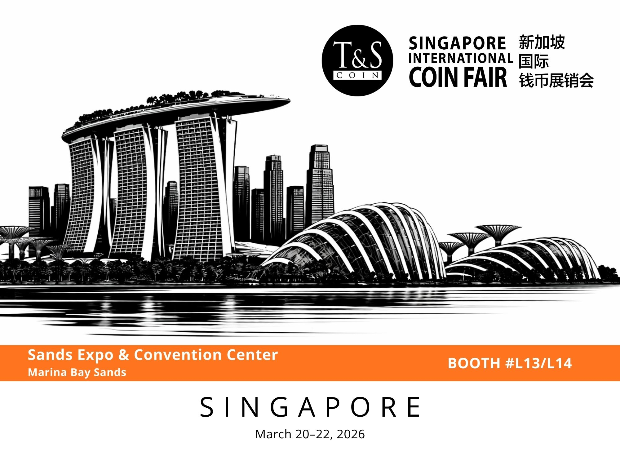 T&S Coin at the Singapore International Coin Fair 2026 – a numismatic event in Asia