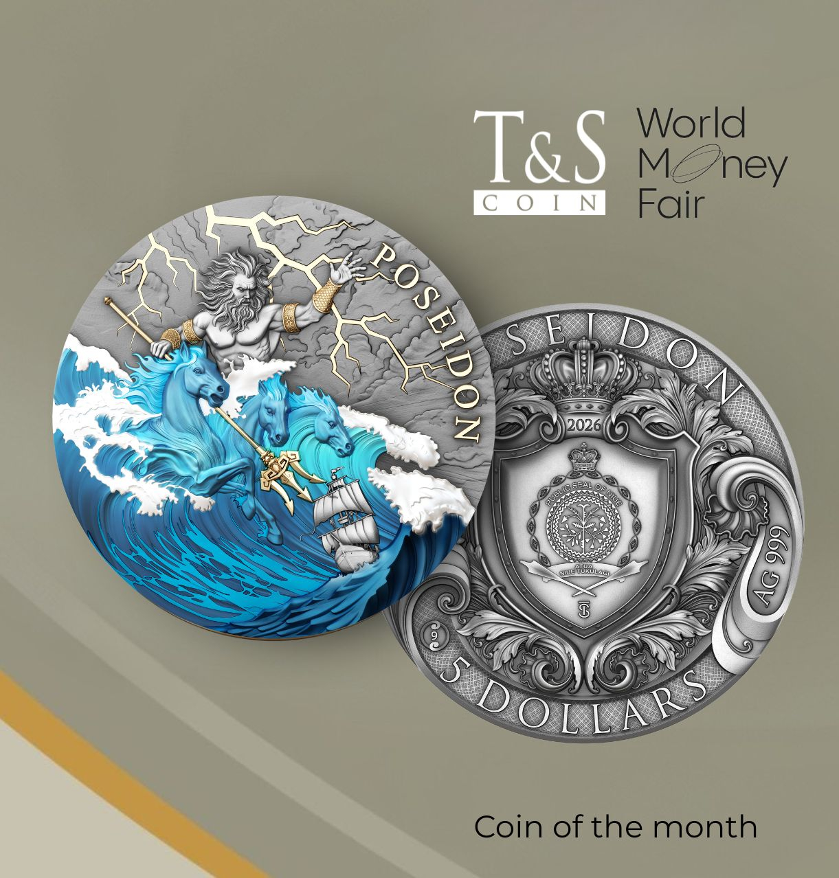 Poseidon wins Silver Coin of the Month award