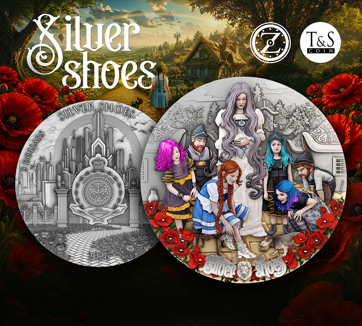 Discover Silver Shoes, the second coin in the OZ UNTOLD series