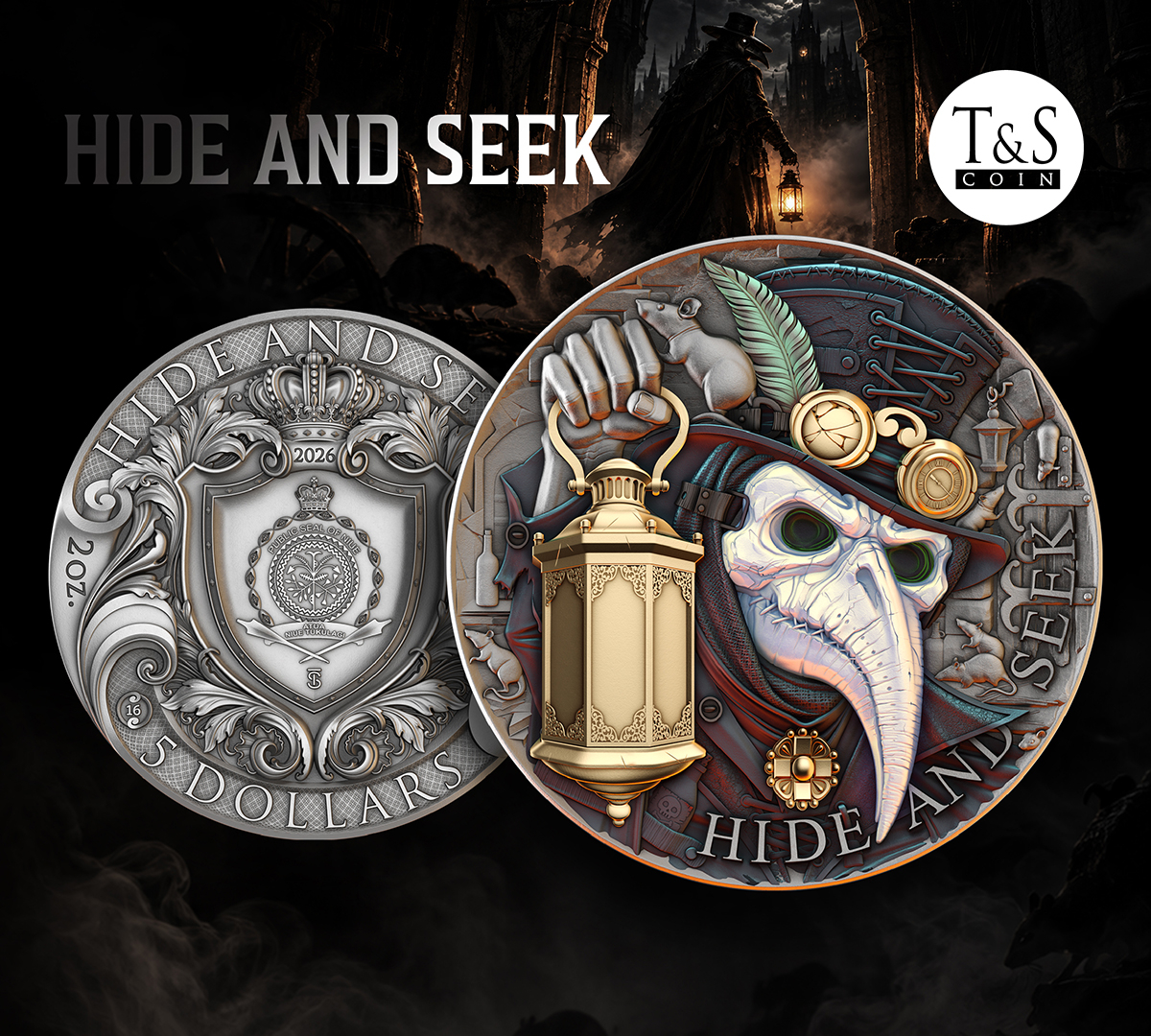 Hide and Seek: new silver collectible coin